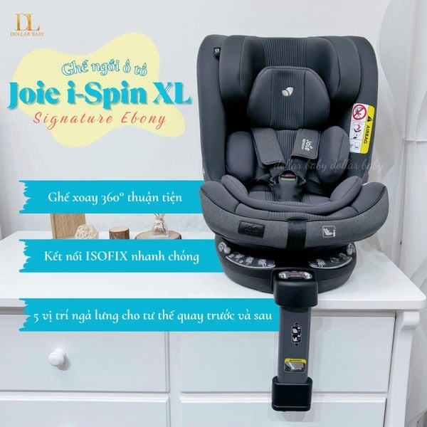  Ghế ngồi ô tô Joie i-Spin XL Signature Ebony 