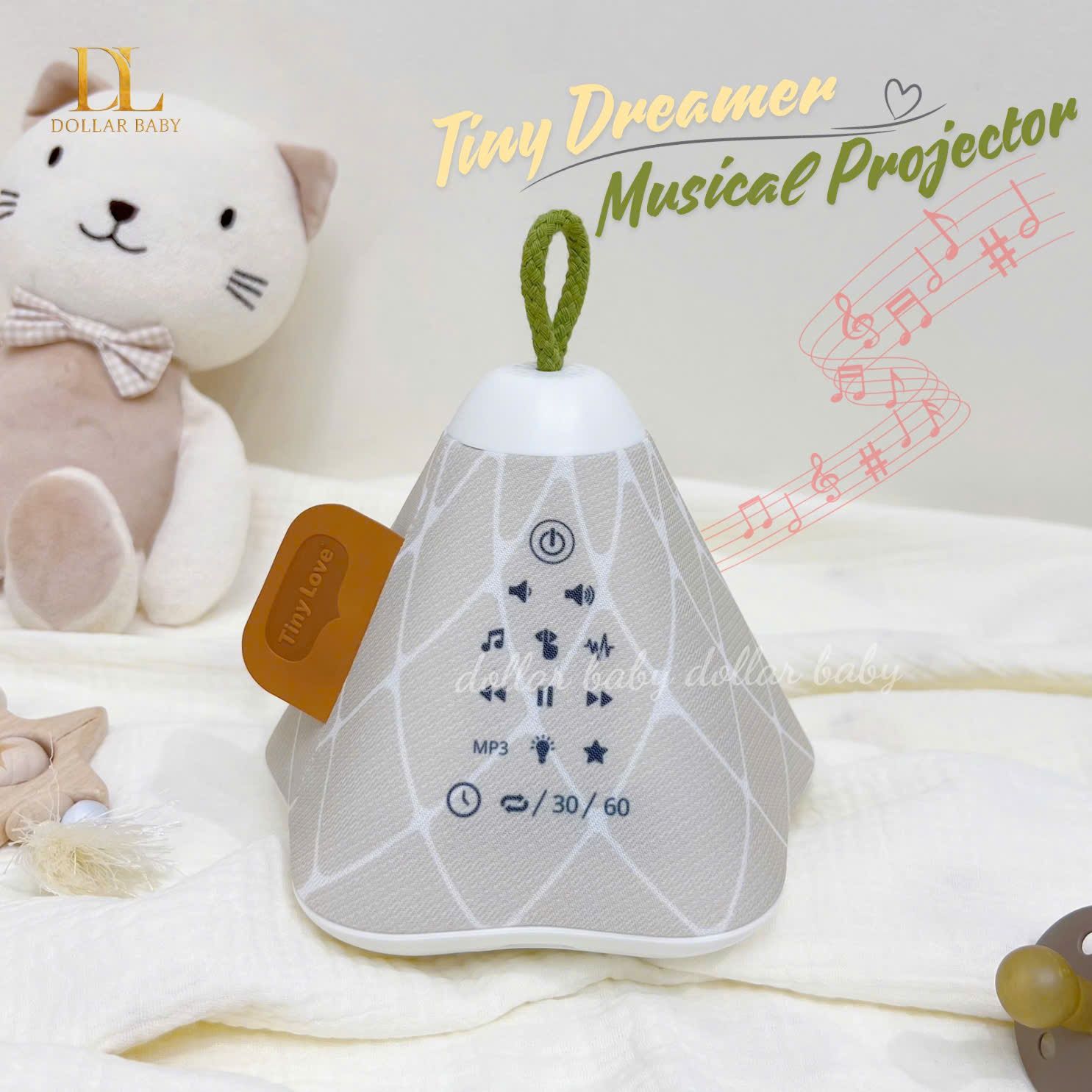  Đèn chiếu sao phát nhạc Tiny love 3in1 - Boho Chic - Tiny Dreamer 