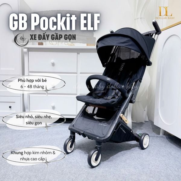  Xe đẩy gấp gọn GB Pockit ELF 