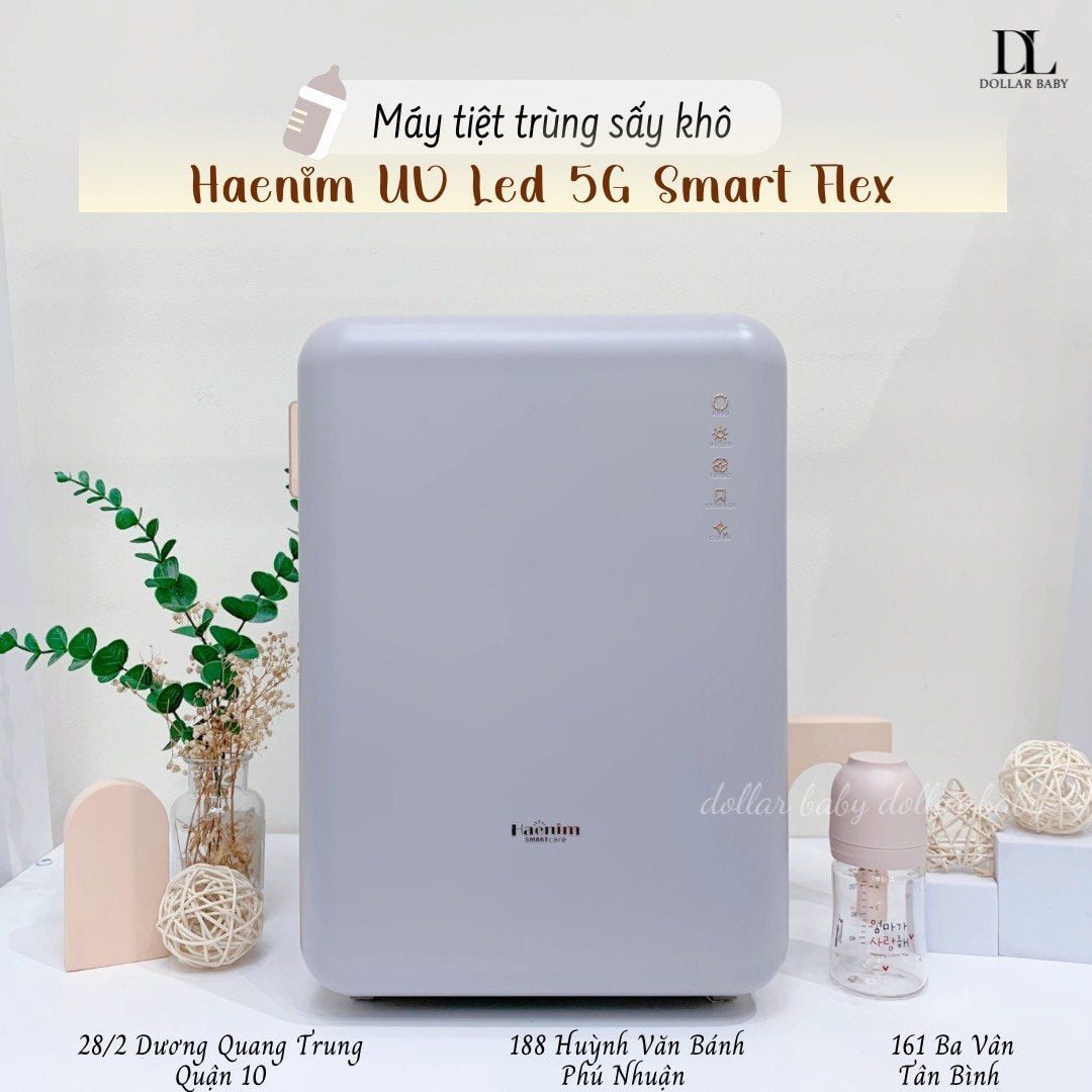  Máy Tiệt Trùng Sấy Khô Haenim UV Led 5G Smart Flex 