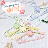  Set 5 móc treo quần áo hình thỏ cho bé 