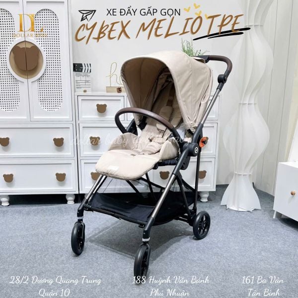  Xe Đẩy 2 Chiều Gấp Gọn Cybex Melio TPE + Bumper Bar 