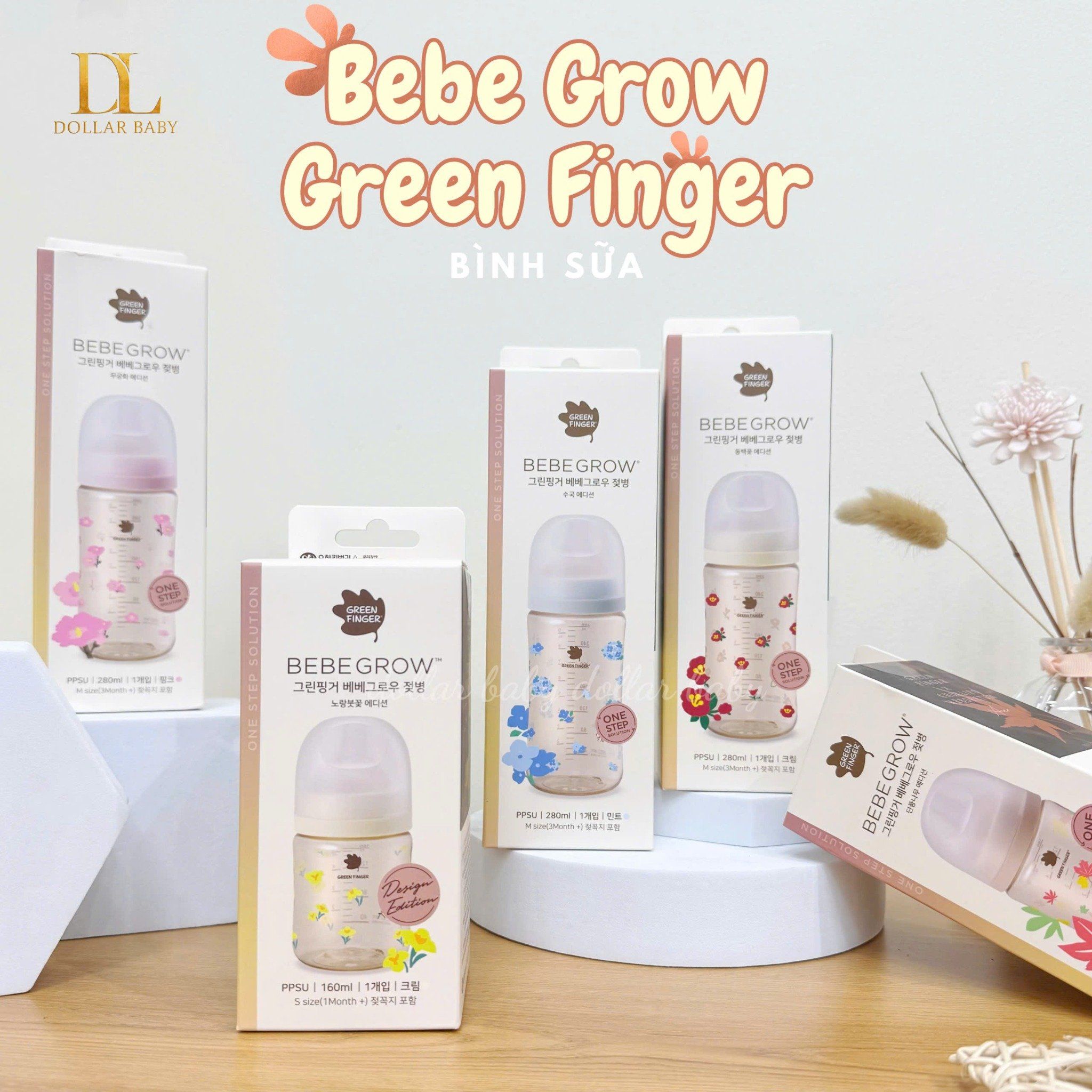  Bình Sữa GreenFinger Bebe Grow 