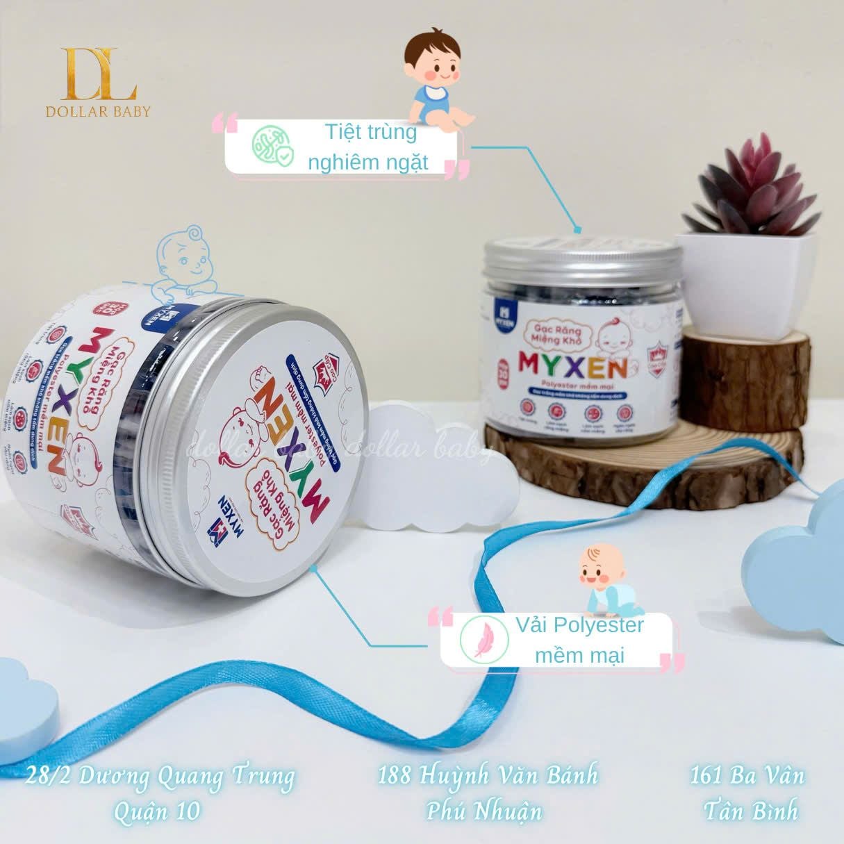  Myxen -  Gạc Răng Miệng Khô ( 30 túi ) 