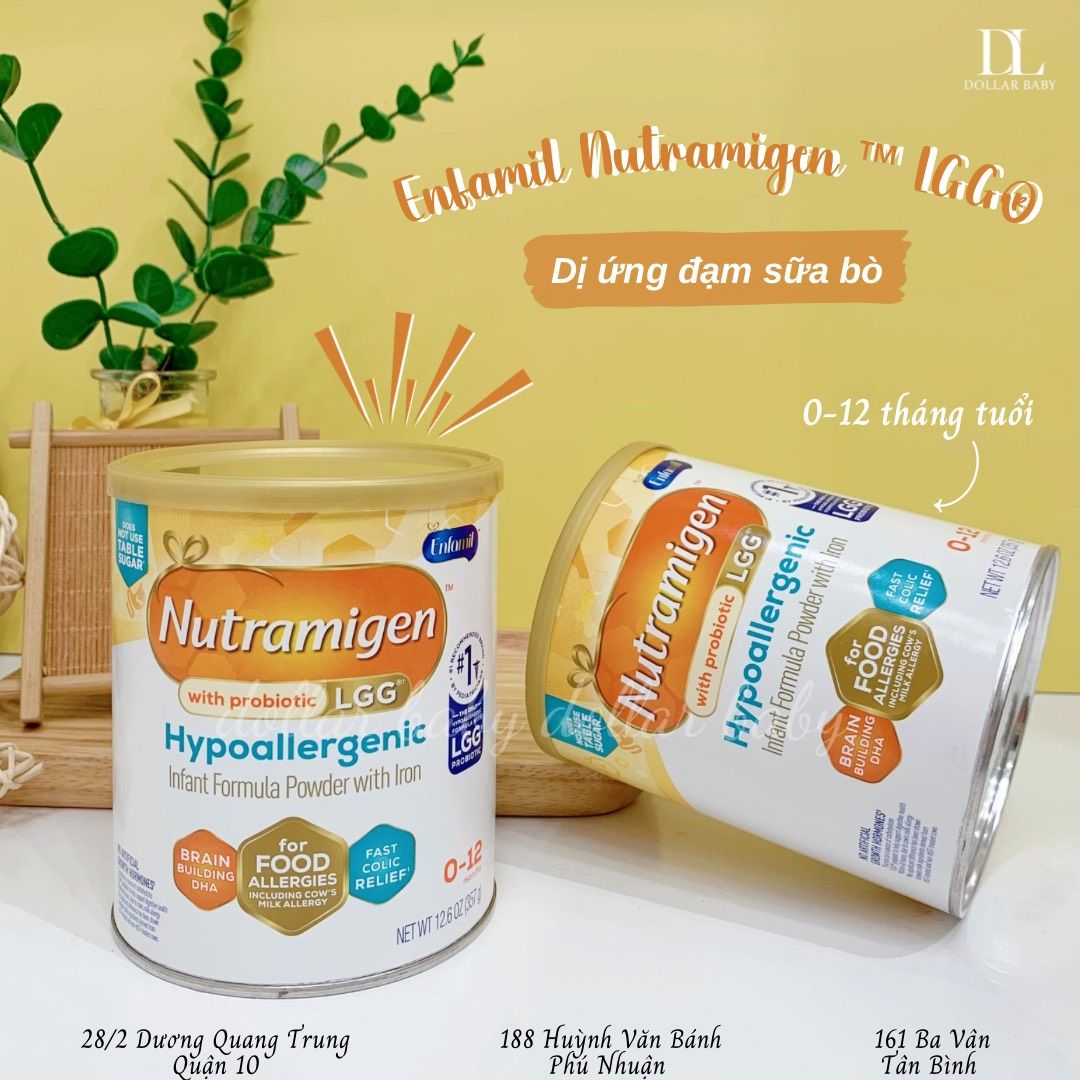  Sữa Enfamil Nutramigen từ 0-12 tháng tuổi dị ứng đạm sữa bò 