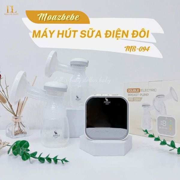  MOAZ BÉBÉ - Máy Hút Sữa Điện Đôi - MB094 