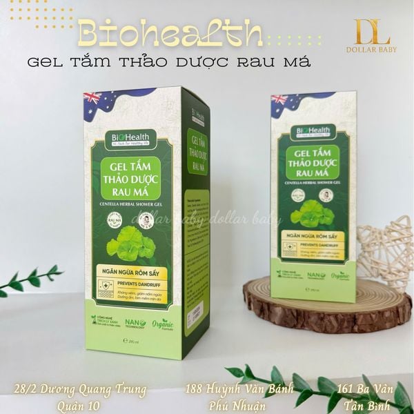  Gel Tắm Thảo Dược Rau Má BIOHEALTH 