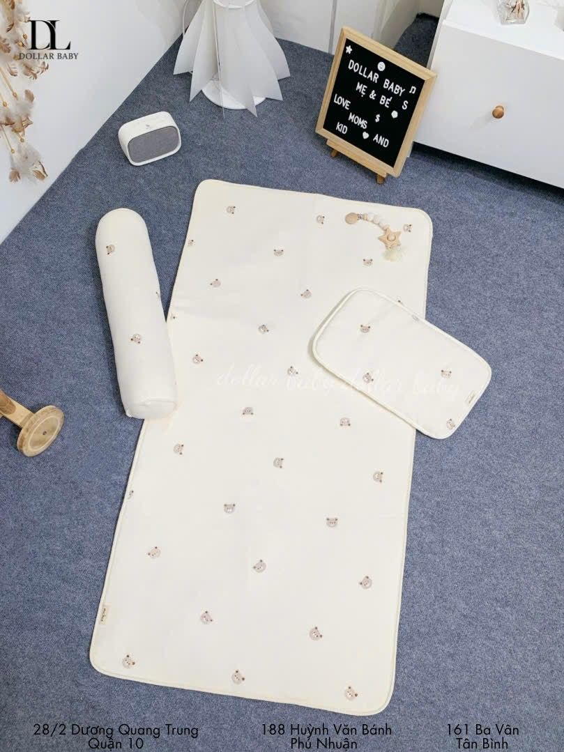  Thảm nằm Mochee - Cotton Waffle (60 x 12cm) 