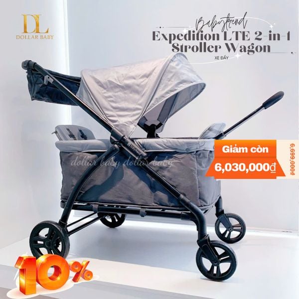  Xe đẩy đôi Baby Trend Expedition LTE 2-in-1Wagon 