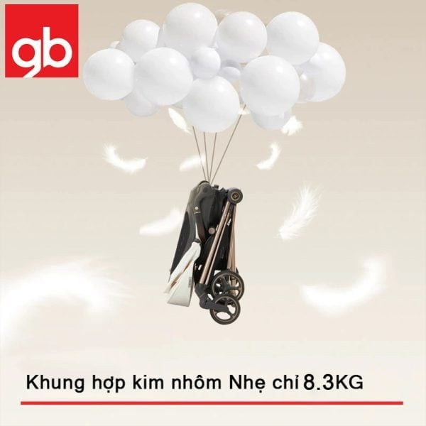  Xe đẩy 2 chiều gấp gọn GB Cruiser 