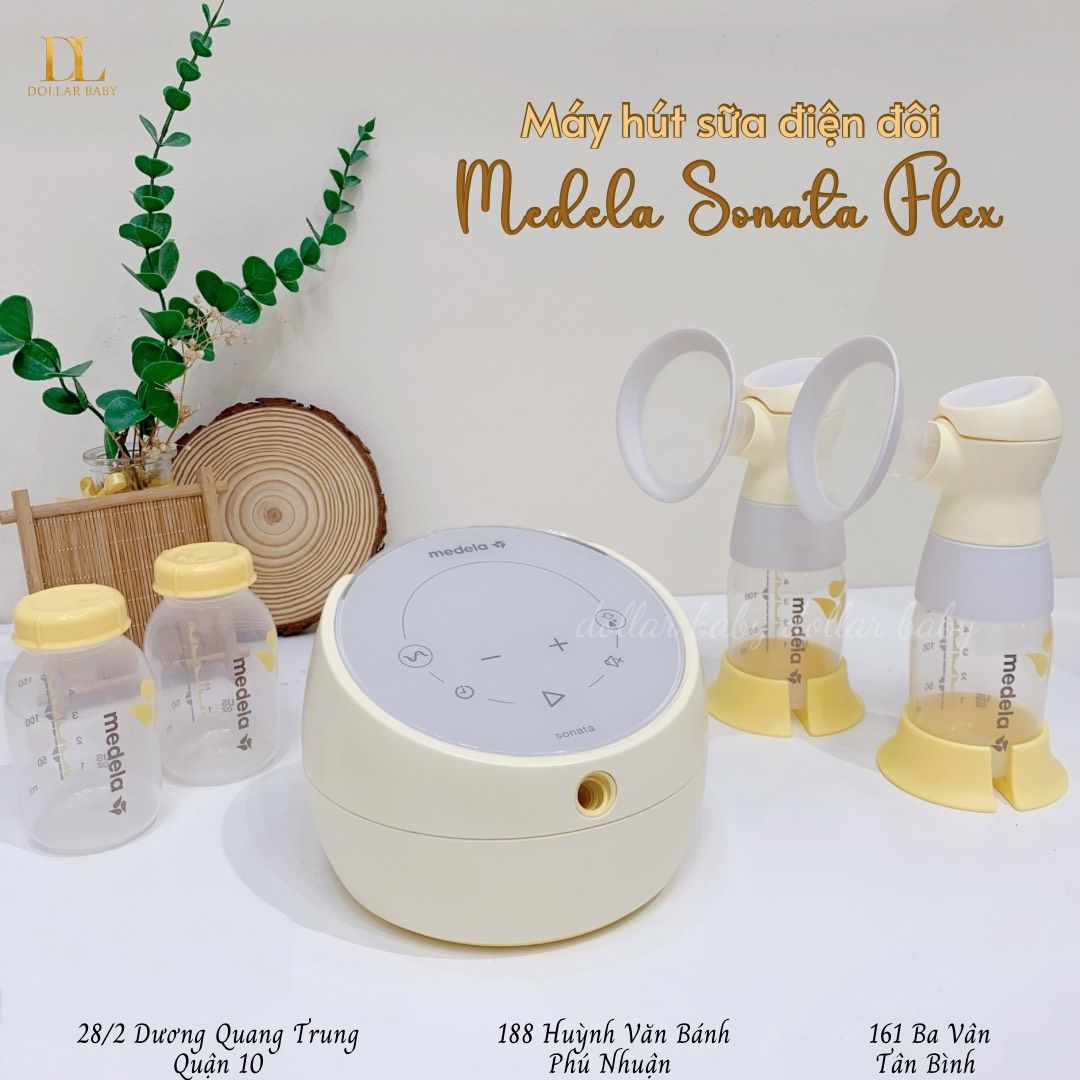  Máy hút sữa điện đôi Medela - Sonata Flex 