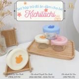  Set 3 hủ thuỷ tinh trữ thức ăn Kichilachi 