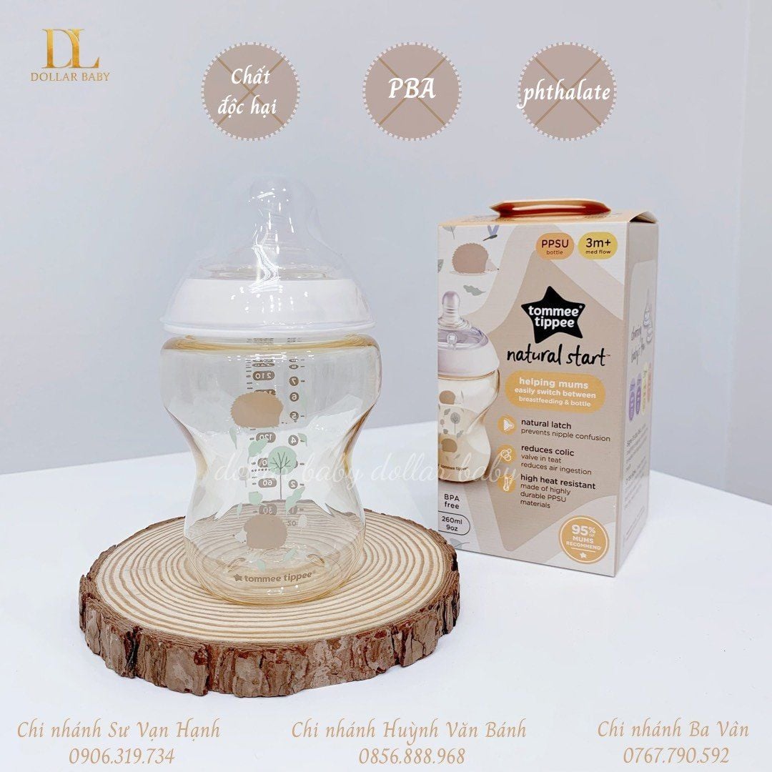  Bình Sữa PPSU Tommee Tippee Natural Start 