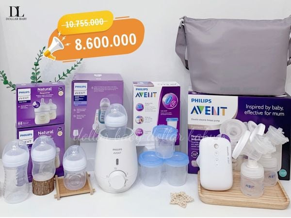  Bộ Sản Phẩm Máy Hút Sữa - Hâm Sữa Và Phụ Kiện Cao Cấp Hi! Mom 