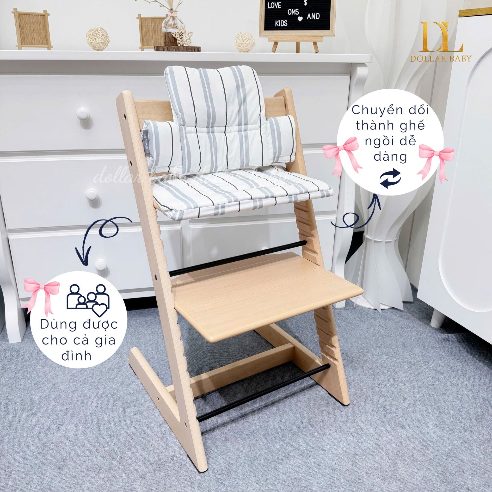  Ghế Ăn Dặm LouLou ( Full Set ) 