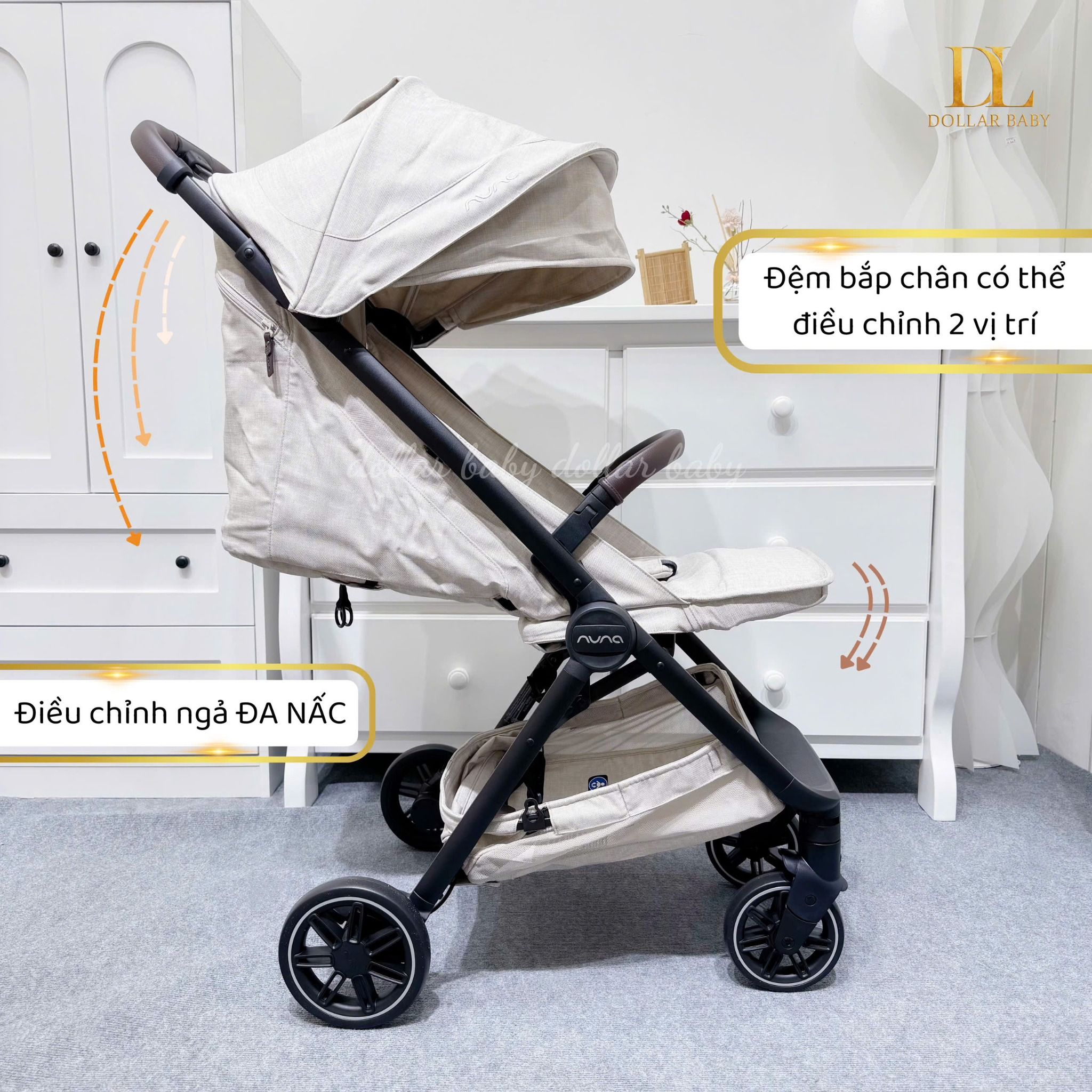  Xe đẩy gấp gọn Nuna Trvl 