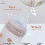  Bình sữa thuỷ tinh bọc silicon Ubmom 