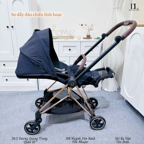  Xe Đẩy 2 Chiều Cybex Mios 3 - Rose Gold 