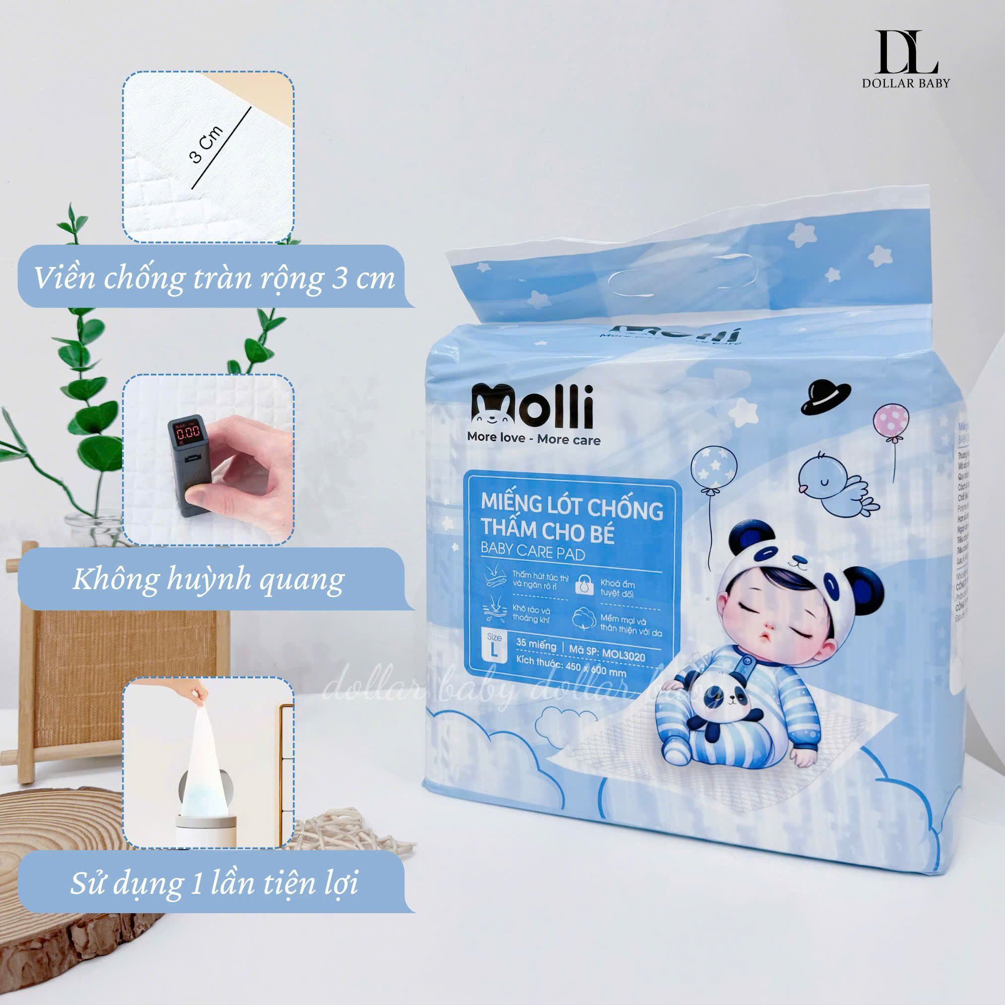  Lót Giấy Chống Thấm Molli 