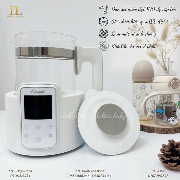  ADICON - Bình Đun Và Hâm Nước - G8 