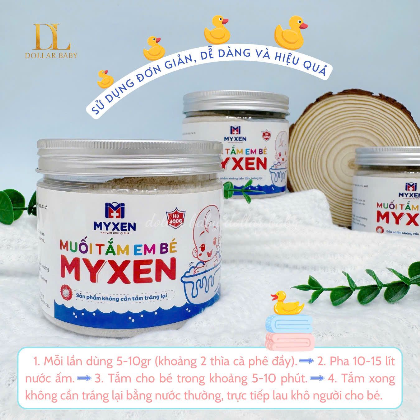  Myxen - Muối Tắm Em Bé 