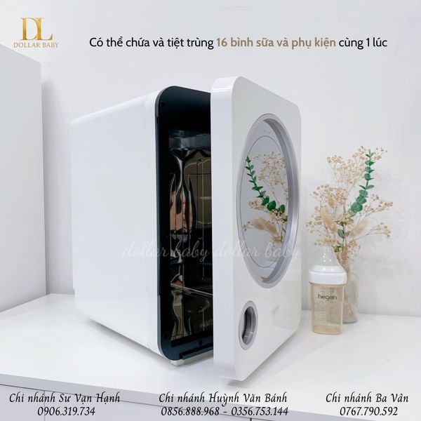  Máy Tiệt Trùng Sây Khô Bình Sữa UV LED Haenim 3G 