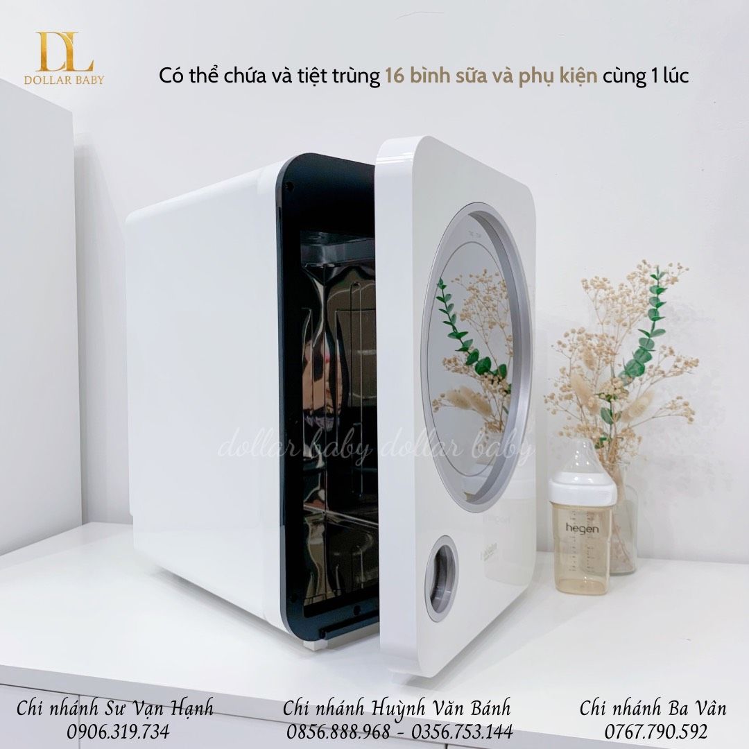  Máy Tiệt Trùng Sây Khô Bình Sữa UV LED Haenim 3G 
