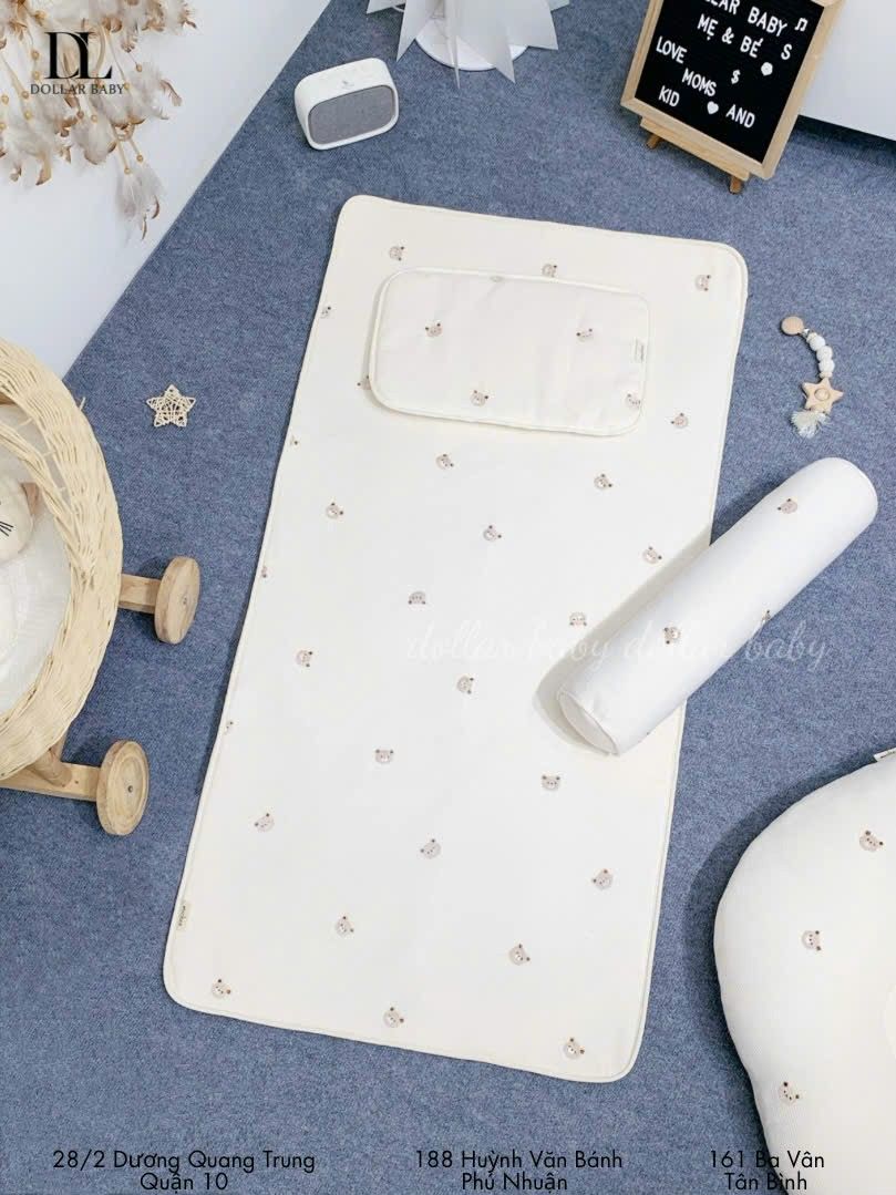  Thảm nằm Mochee - Cotton Waffle (60 x 12cm) 