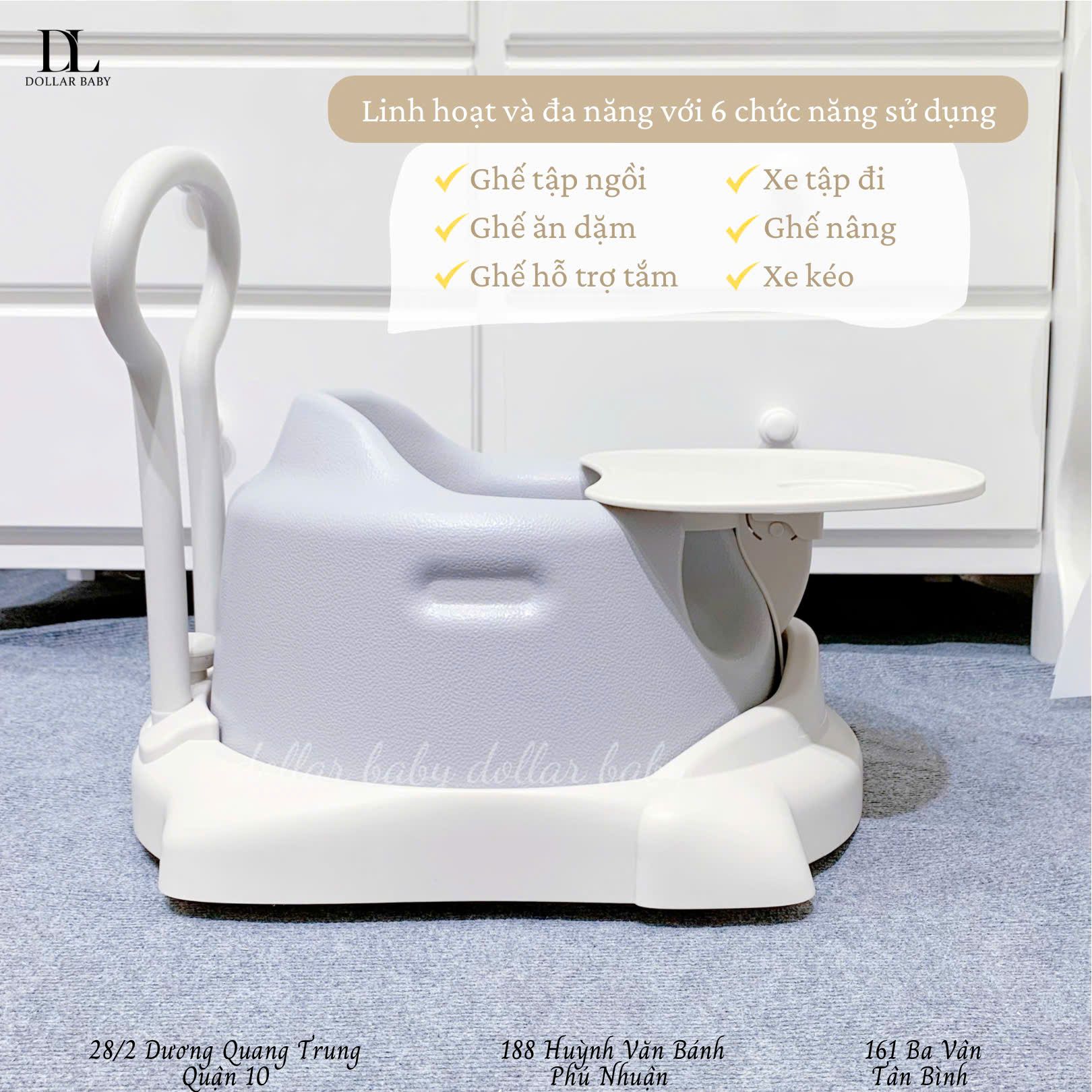  Ghế Ăn Dặm Cho Bé Đa Năng Aibedo Cho Bé Từ 3 Tháng - 5 Tuổi 