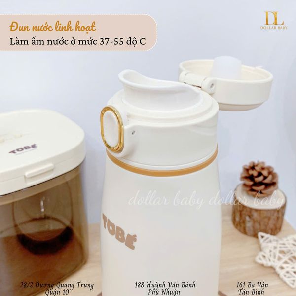  TOBÉ - Bình Đun Nước Pha Sữa Di Động - Riki 