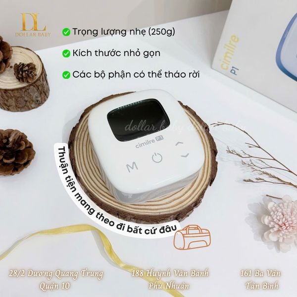  Máy hút sữa điện đôi Cimilre P1 