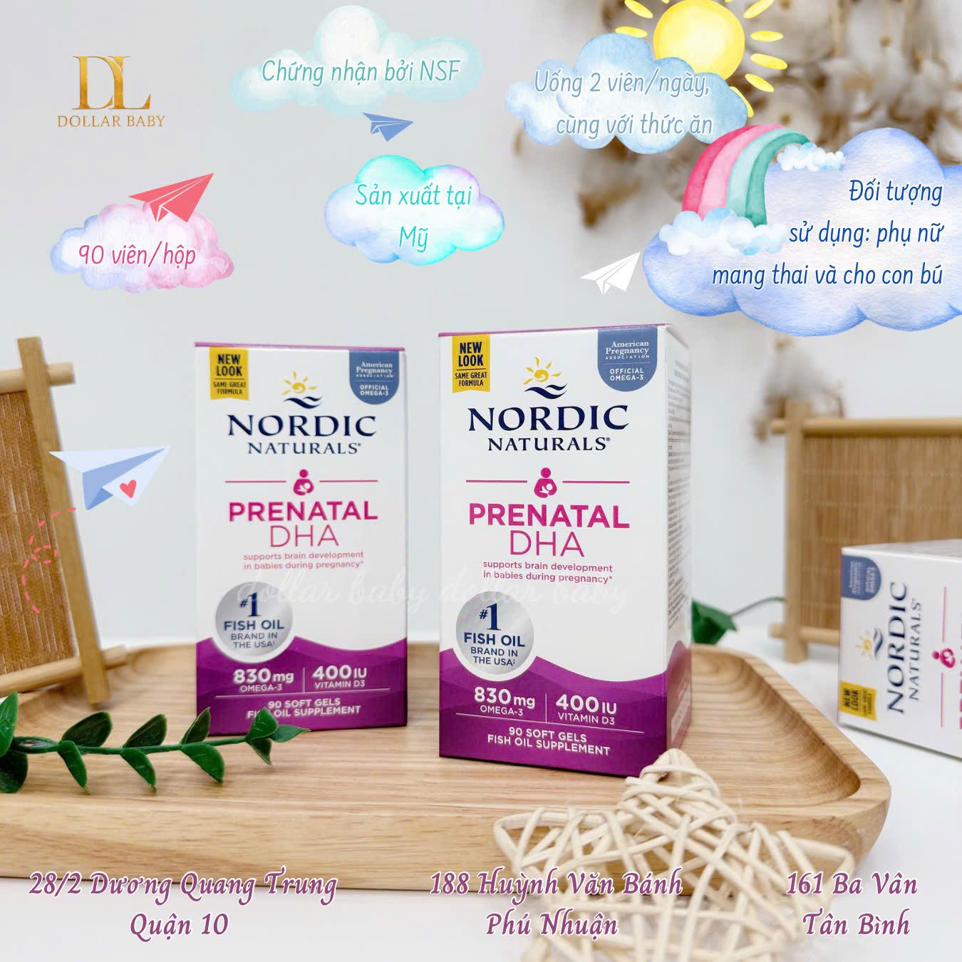  Nordic Naturals Prenatal DHA 90's (90 viên) 