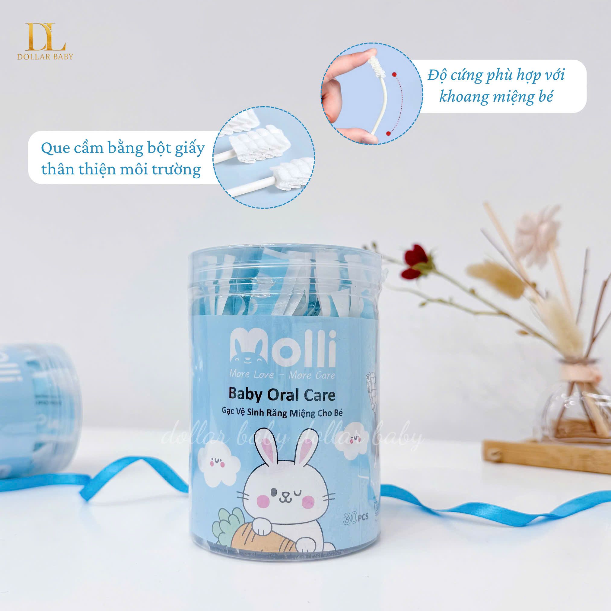  Gạc Que Rơ Lưỡi Molli 