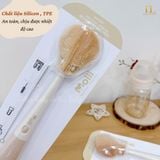  Bộ Cọ rửa Bình Sữa Molli Silicon 4 Chi tiết 