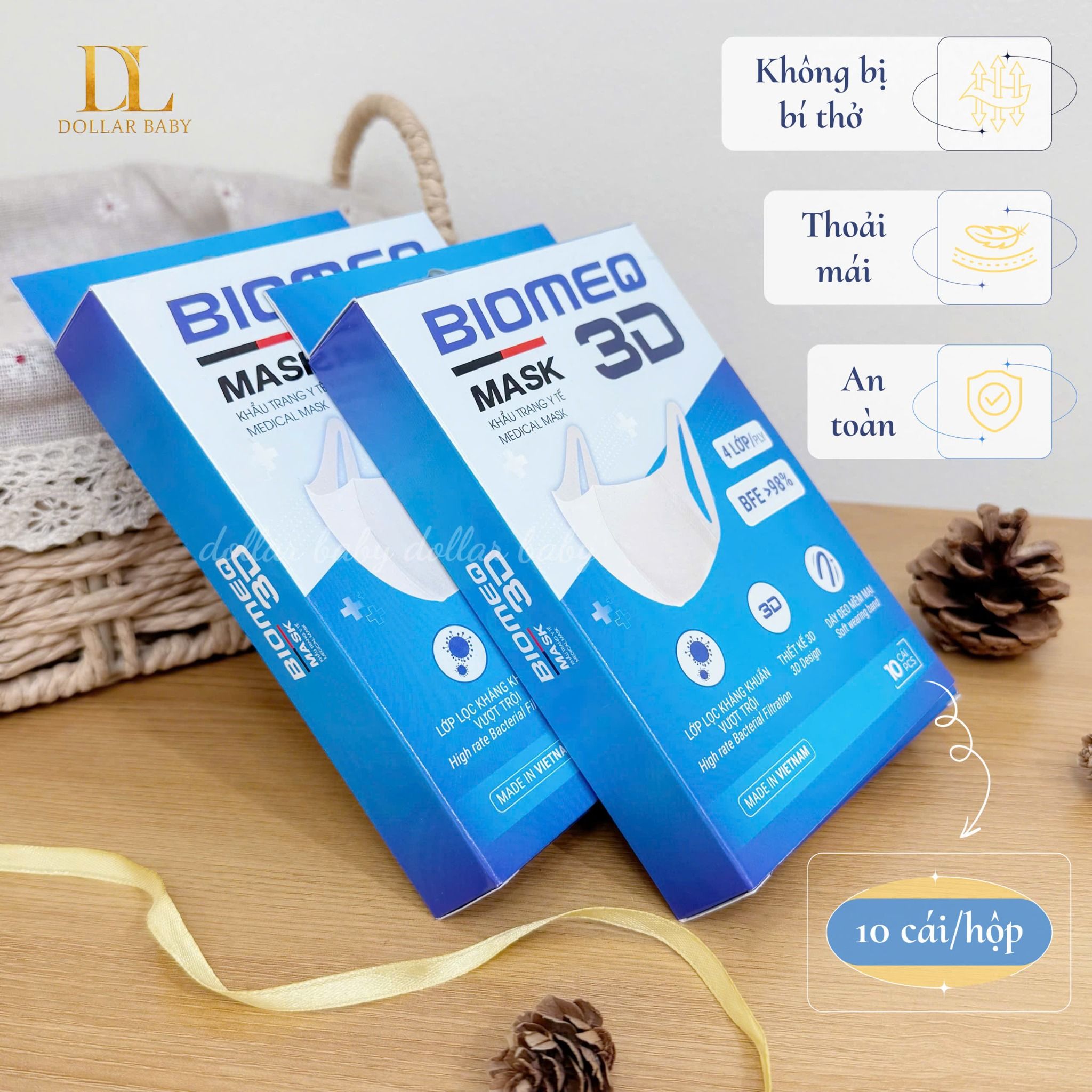  Khẩu trang 3D Mask Biomeq 