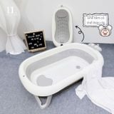  Chậu Tắm Gấp Gọn Kèm Ghế Báo Nhiệt Cao Cấp Holla HL - 03239 