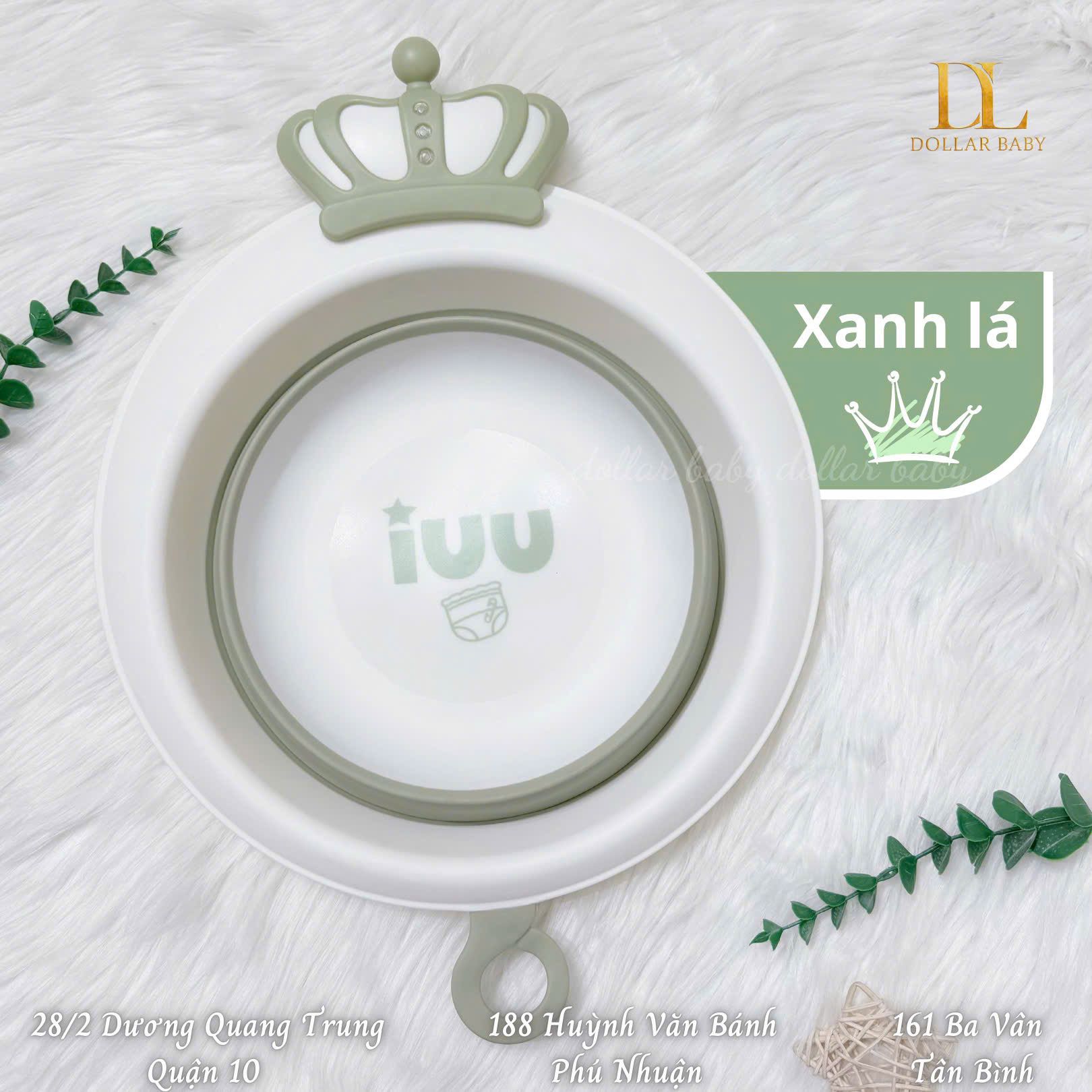  Chậu Rửa Mặt Gấp Gọn Vương Miện Holla HL - 03240 