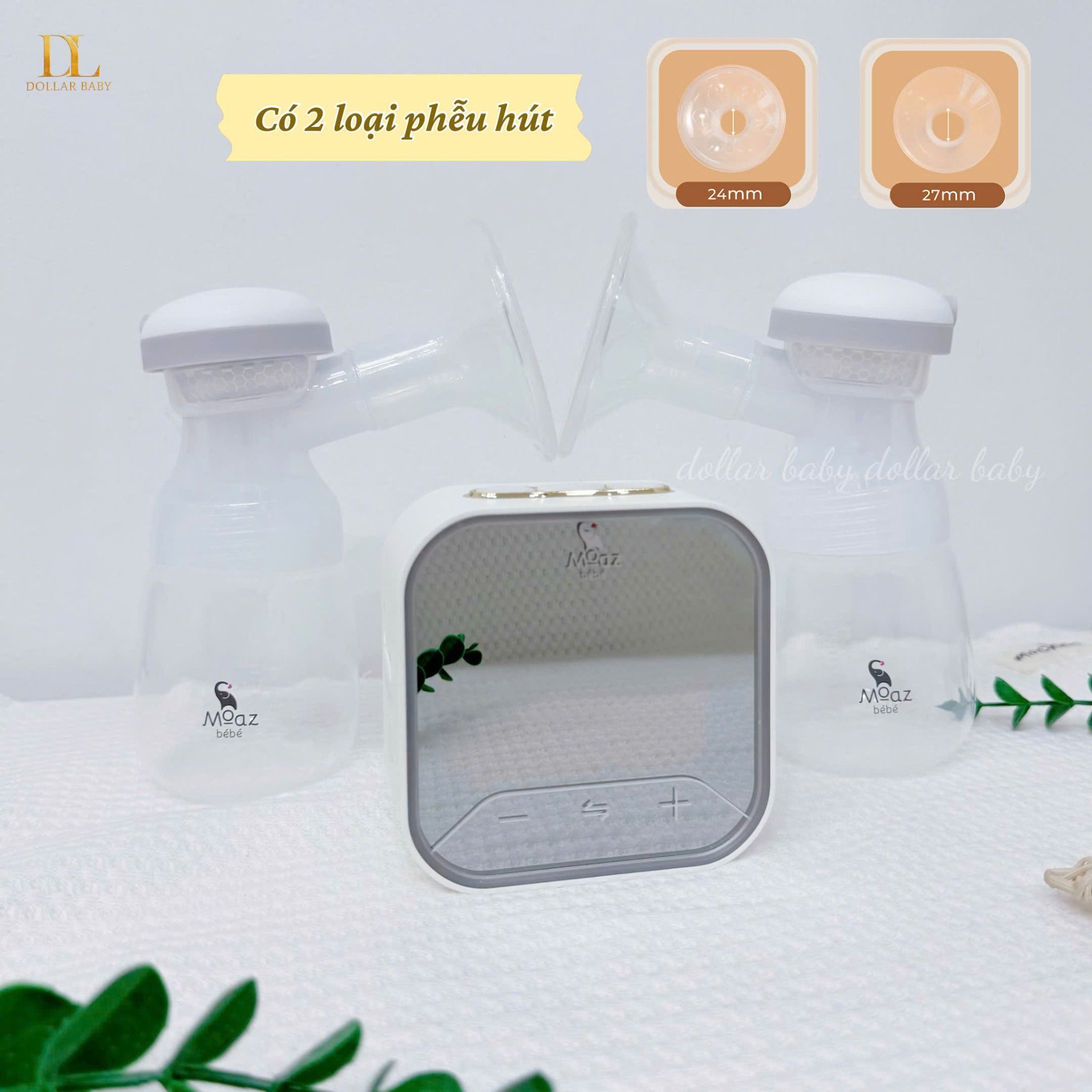  MOAZ BÉBÉ - Máy Hút Sữa Điện Đôi - MB094 