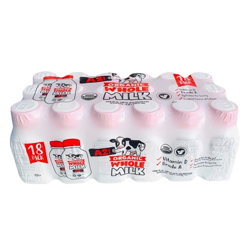 Sữa Tươi A2 Organic Whole Milk ( Lốc 18 Chai ) 