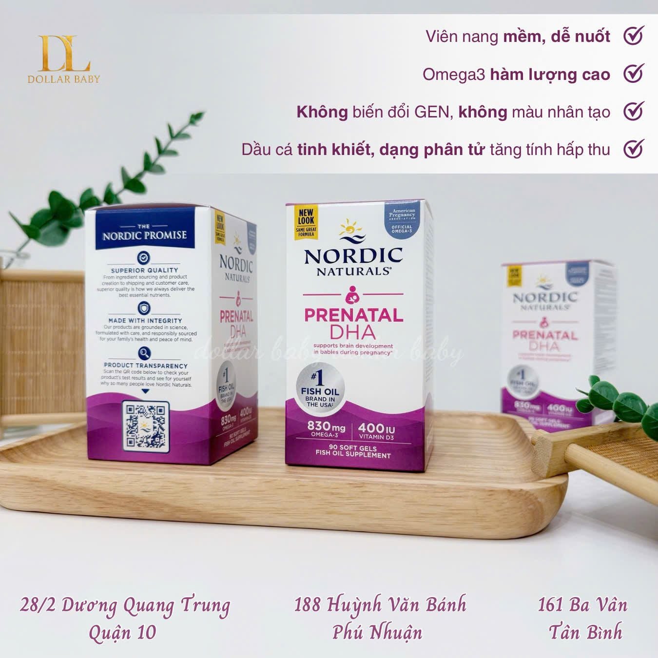  Nordic Naturals Prenatal DHA 90's (90 viên) 