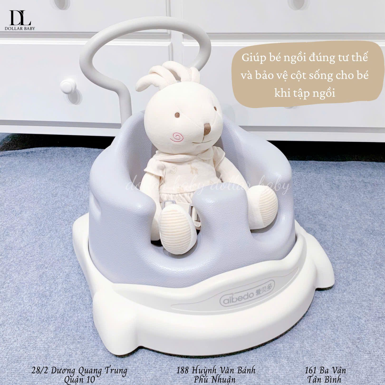  Ghế Ăn Dặm Cho Bé Đa Năng Aibedo Cho Bé Từ 3 Tháng - 5 Tuổi 