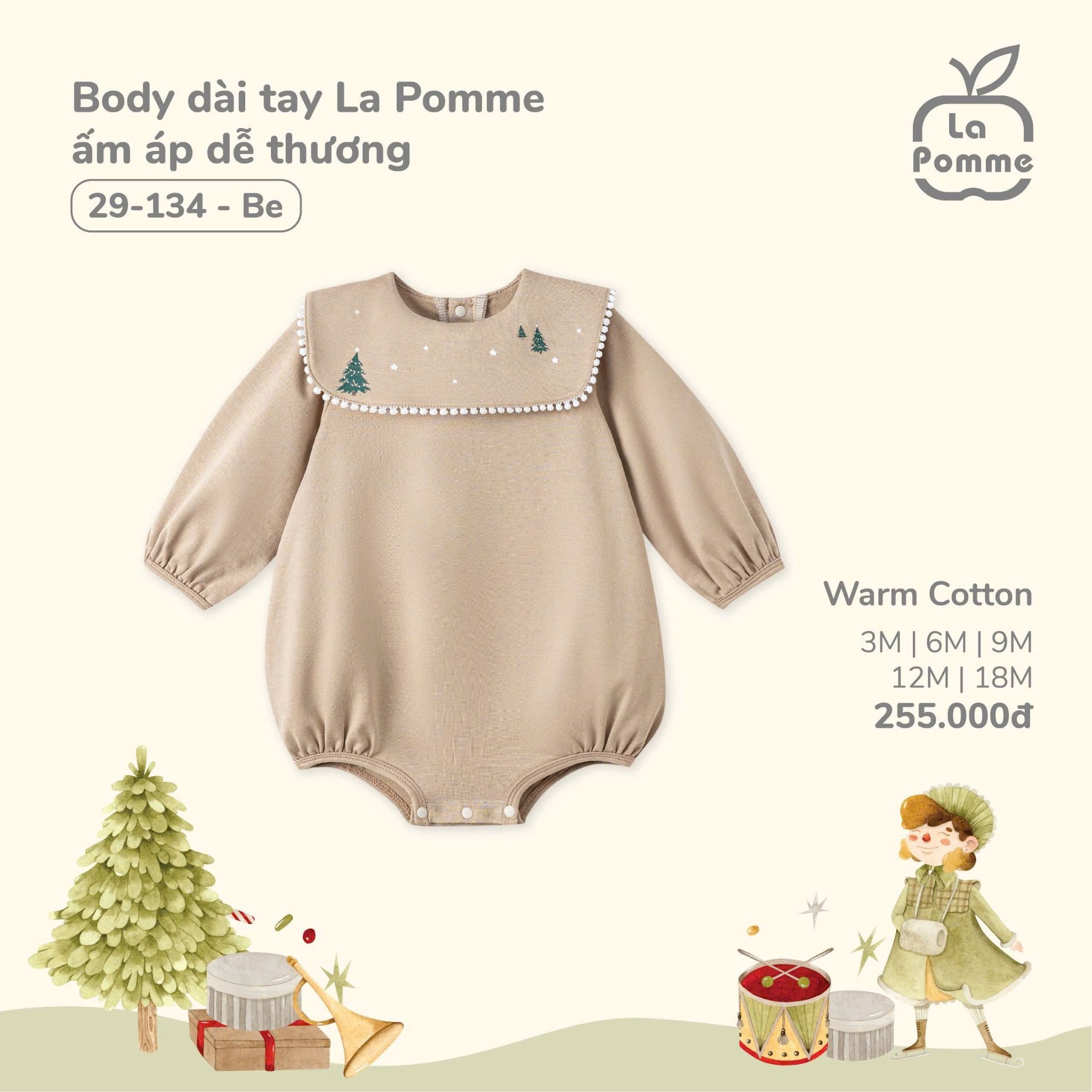  Joyful Festival - Body Dài Tay La Pomme Ấm Áp Dễ Thương 