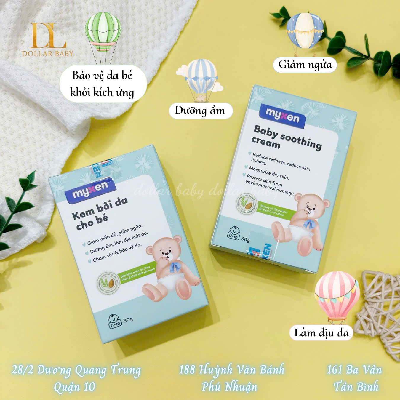  Myxen - Kem Bôi Da Giảm Mẫn Đỏ 