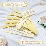  Set 5 móc treo quần áo hình thỏ cho bé 