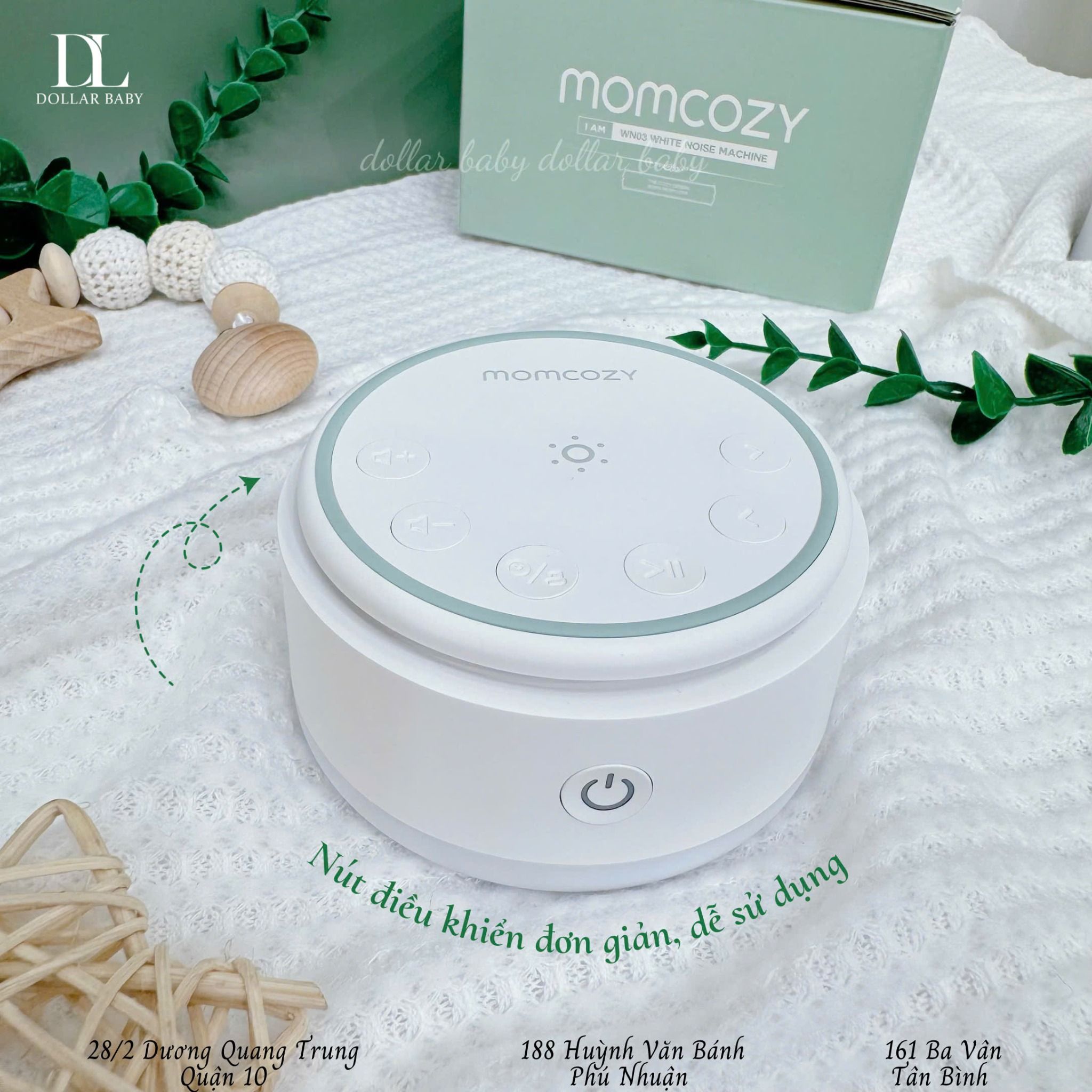  MÁY TẠO TIẾNG ỒN TRẮNG MOMCOZY- KHÔNG WIFI 