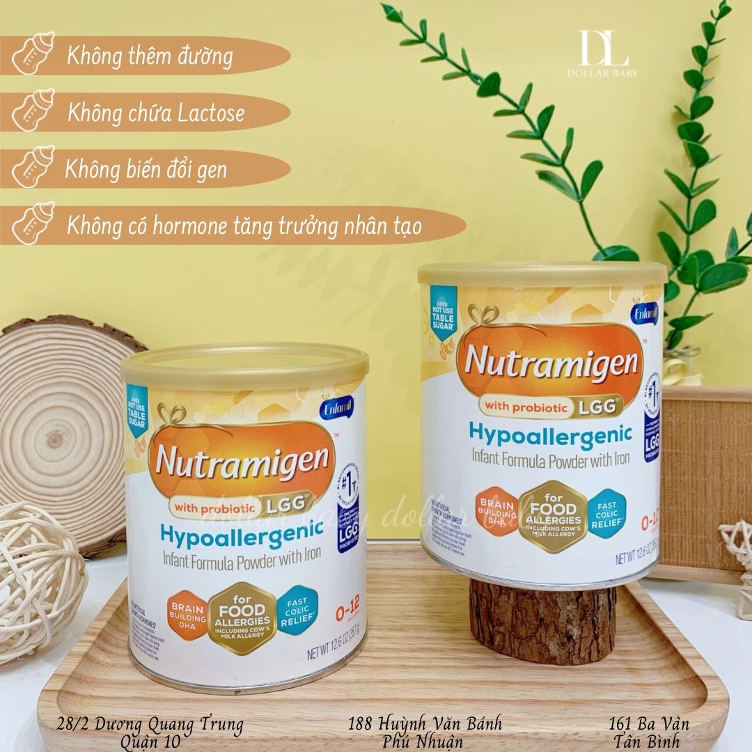  Sữa Enfamil Nutramigen từ 0-12 tháng tuổi dị ứng đạm sữa bò 