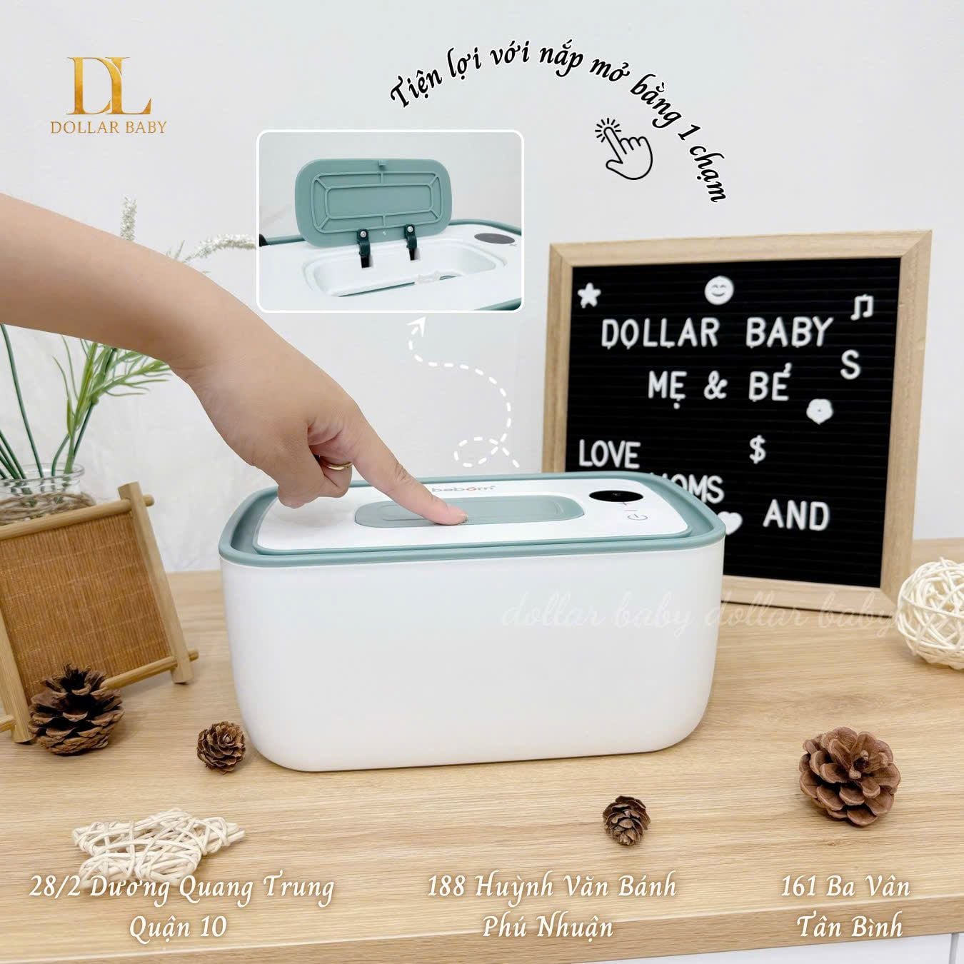  Máy ủ ấm khăn giấy ướt Beborn - Caldo 2 