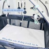  Giường cũi 6 in 1 Tiny Love Here I  Grow Activity Play Yard - Đen Ghi 