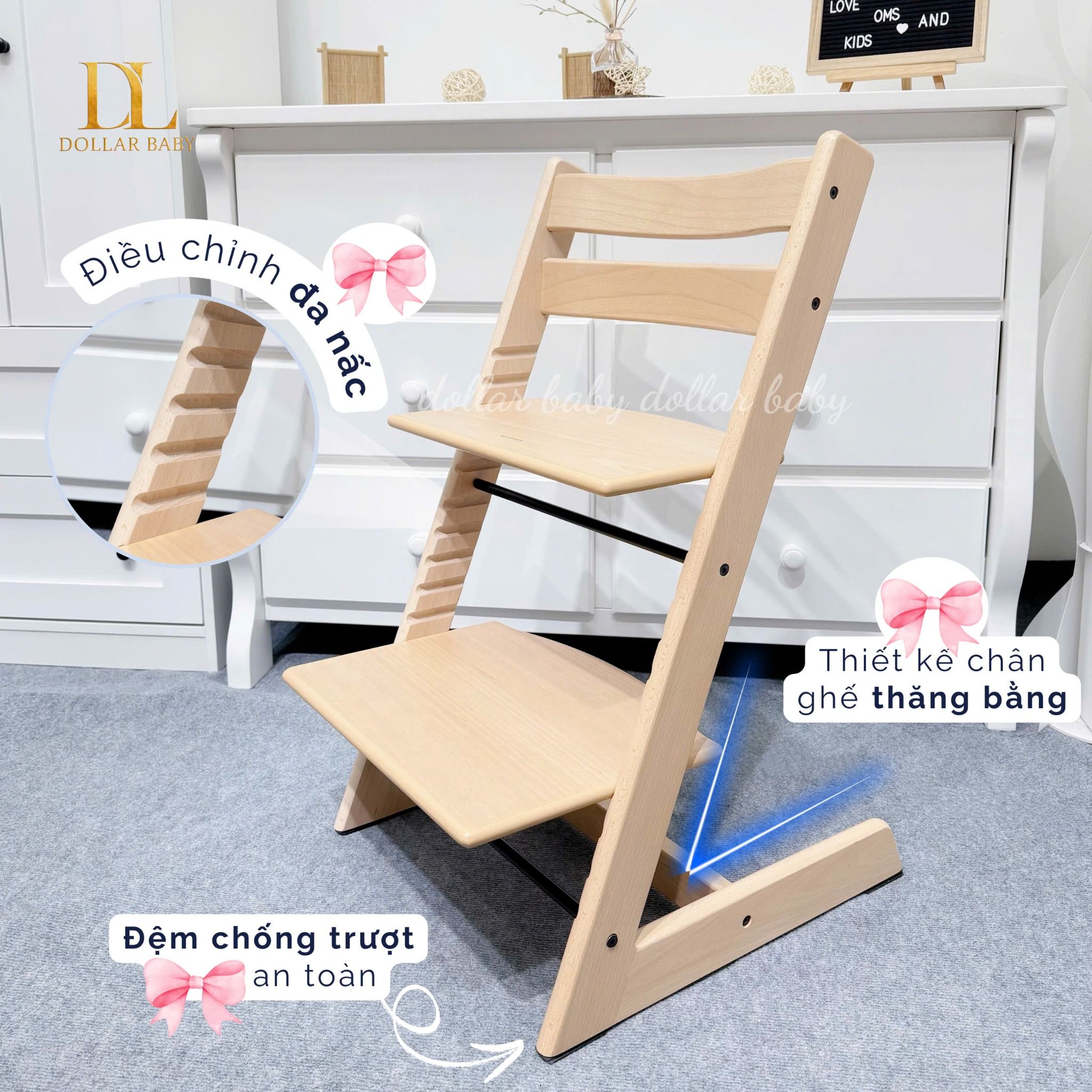  Ghế Ăn Dặm LouLou ( Full Set ) 