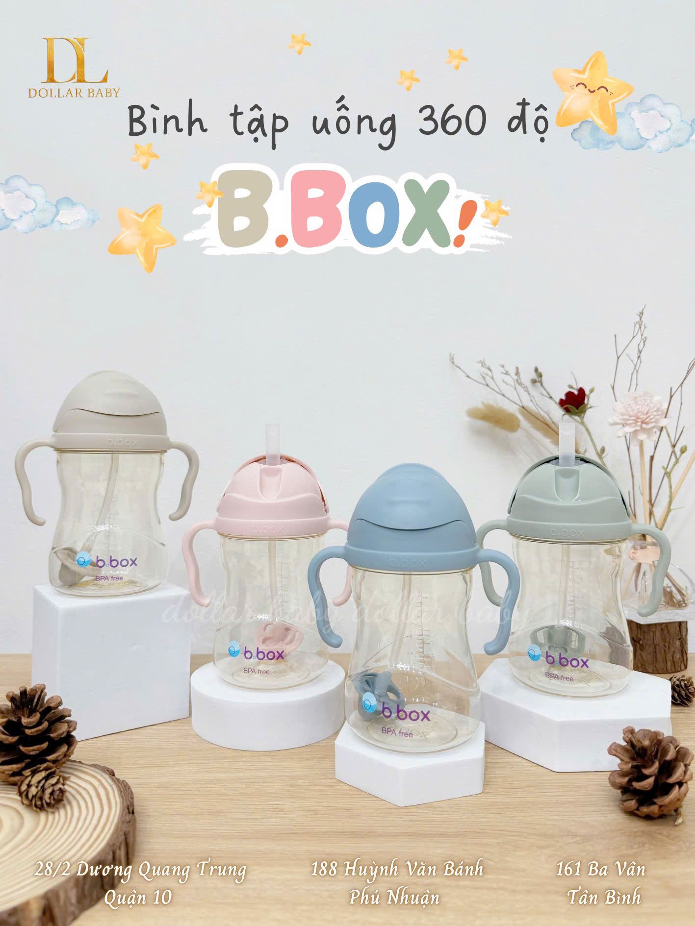  Bình Nước PPSU 360 Độ B.Box - Sippy Cup / Deluxe Edition ( 240ml ) 
